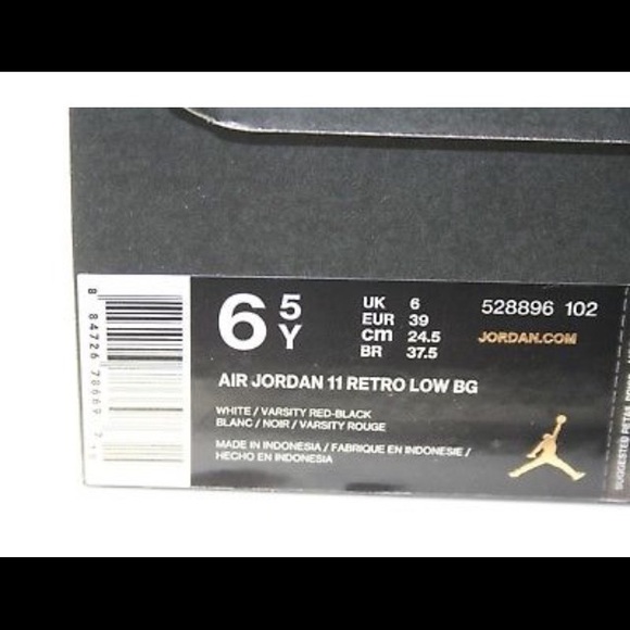 Air Jordan Retro 11 Low "BG Cherry" DS - Picture 8 of 8